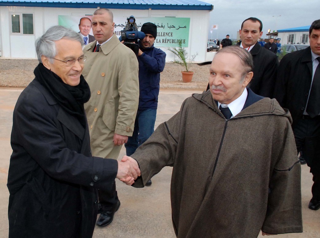 Bouteflika et Khelil à Oran en 2008. New Press